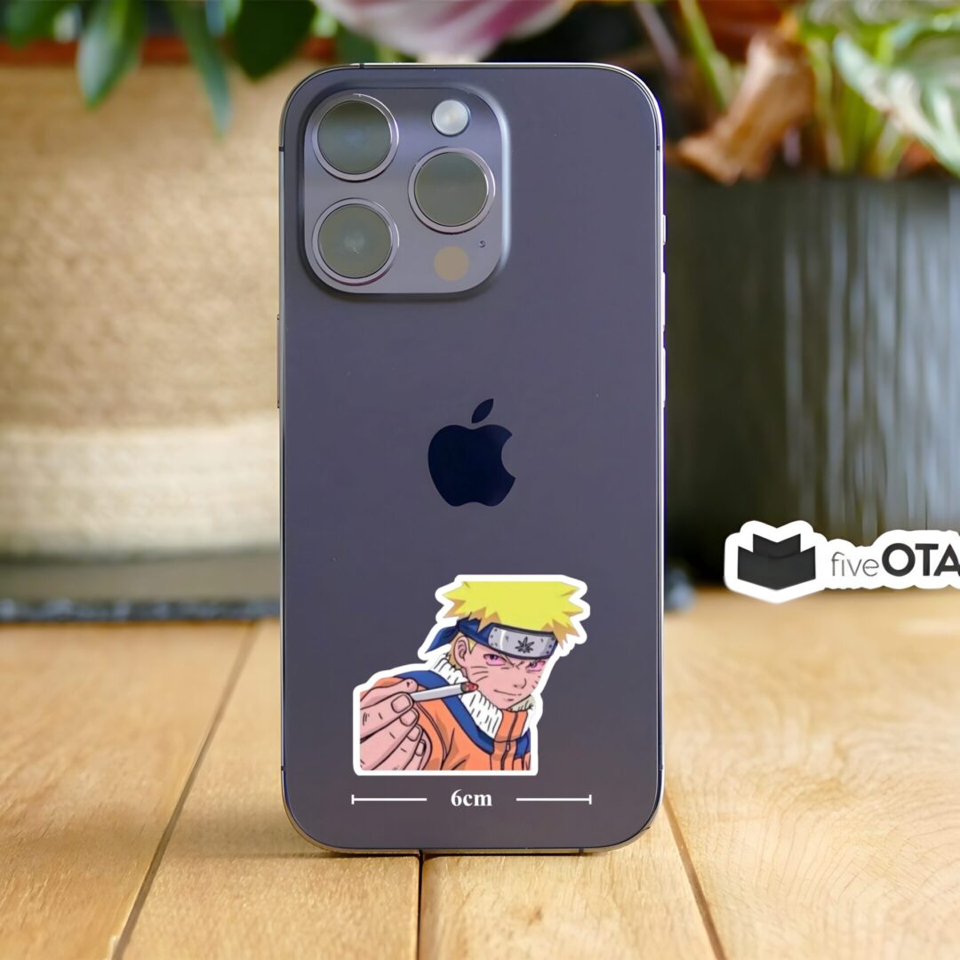 Smug Naruto Smoke Break Sticker