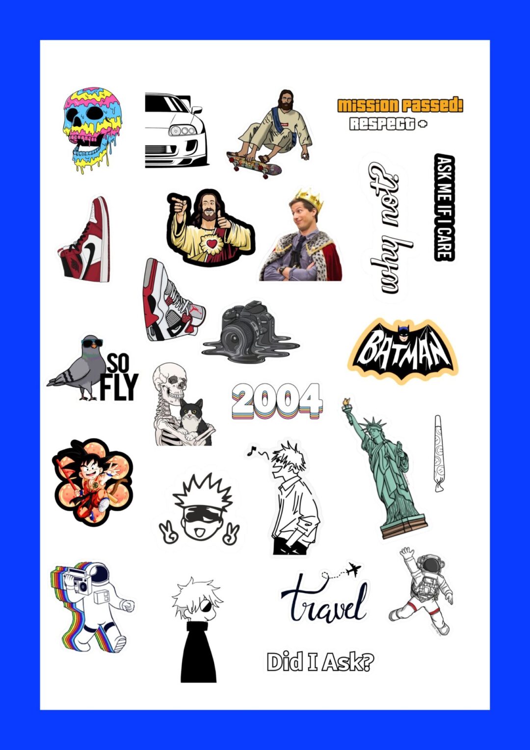 Spaceboy Sticker Sheet