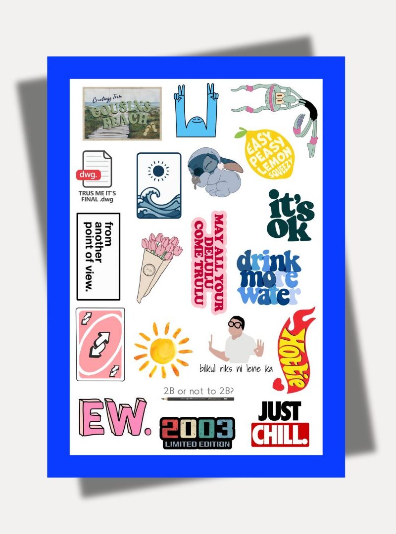 Miss Universe Sticker Sheet