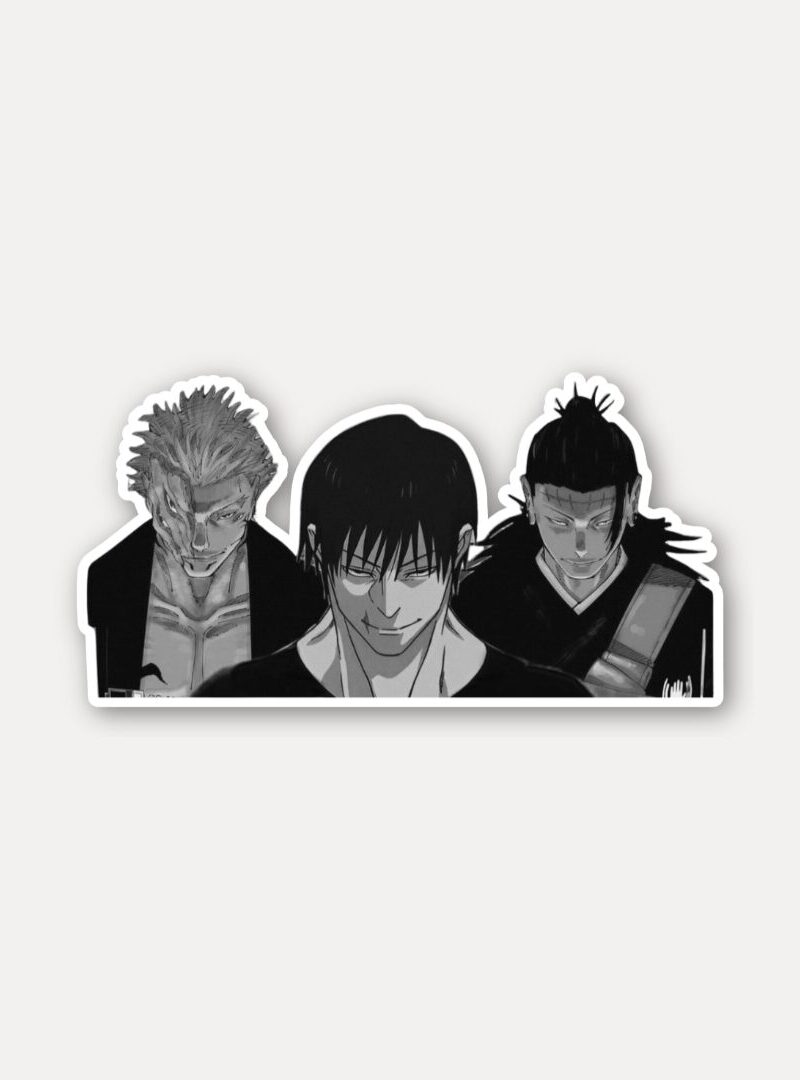 Toji Geto Sukuna Trio Sticker