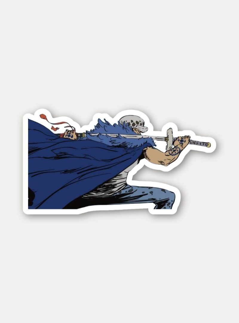 Trafalgar Law Blade Focus Sticker