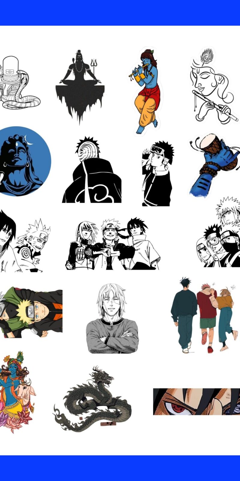 Weeb Sticker Sheet