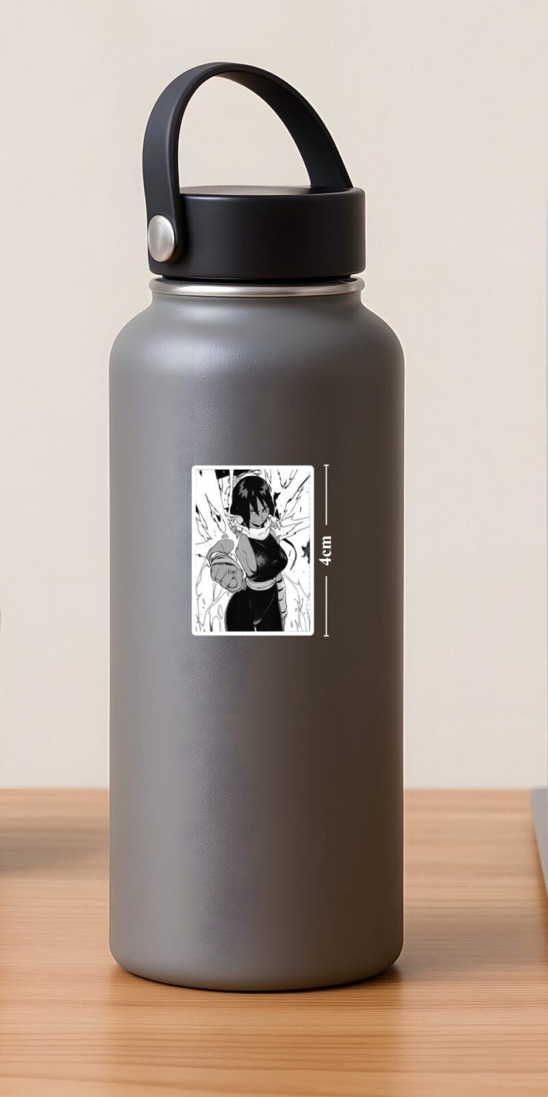 fiveOTA vinyl stickers featuring Yoruichi Lightning Fist Sticker for laptops and bottles