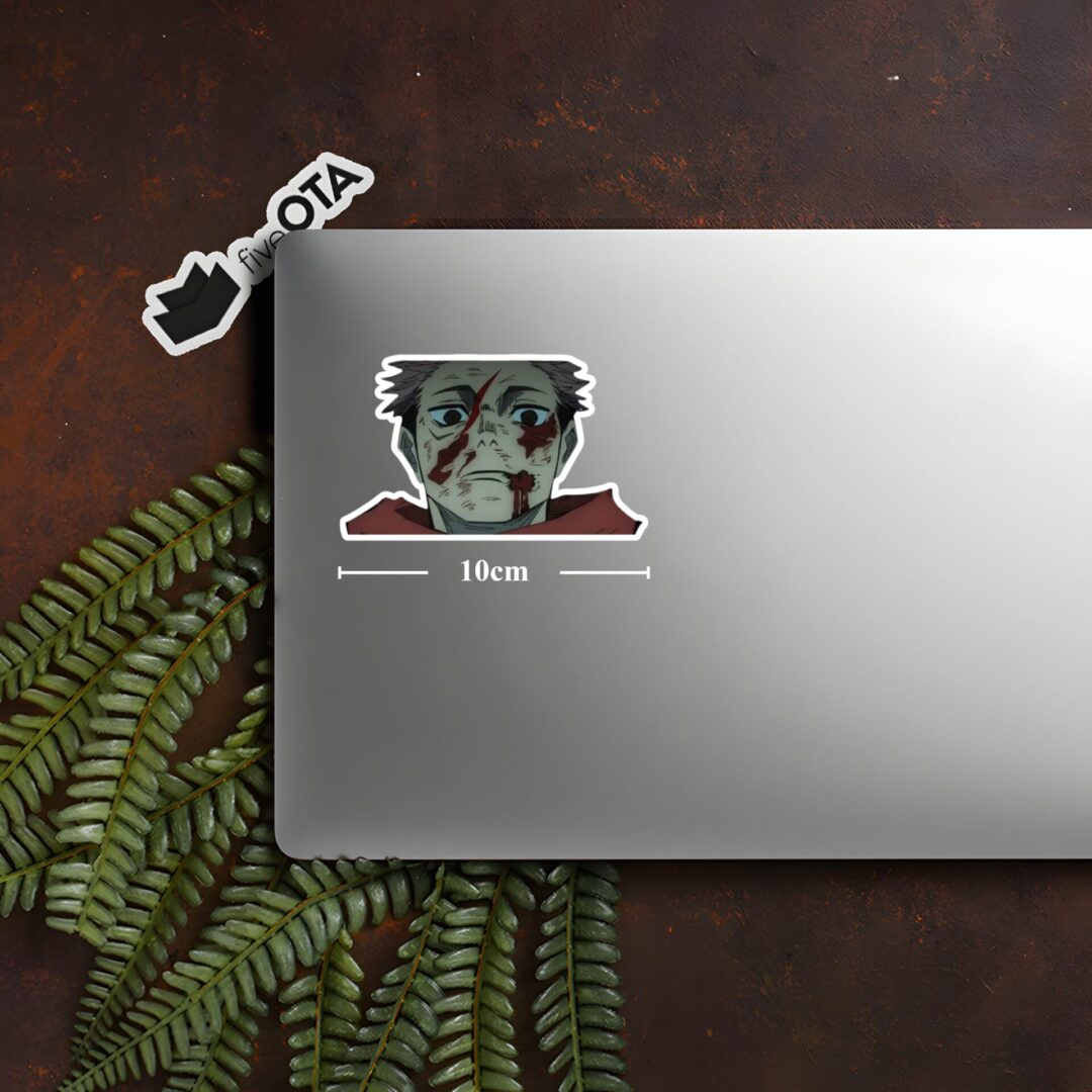 Yuji Itadori Blood Streak Sticker