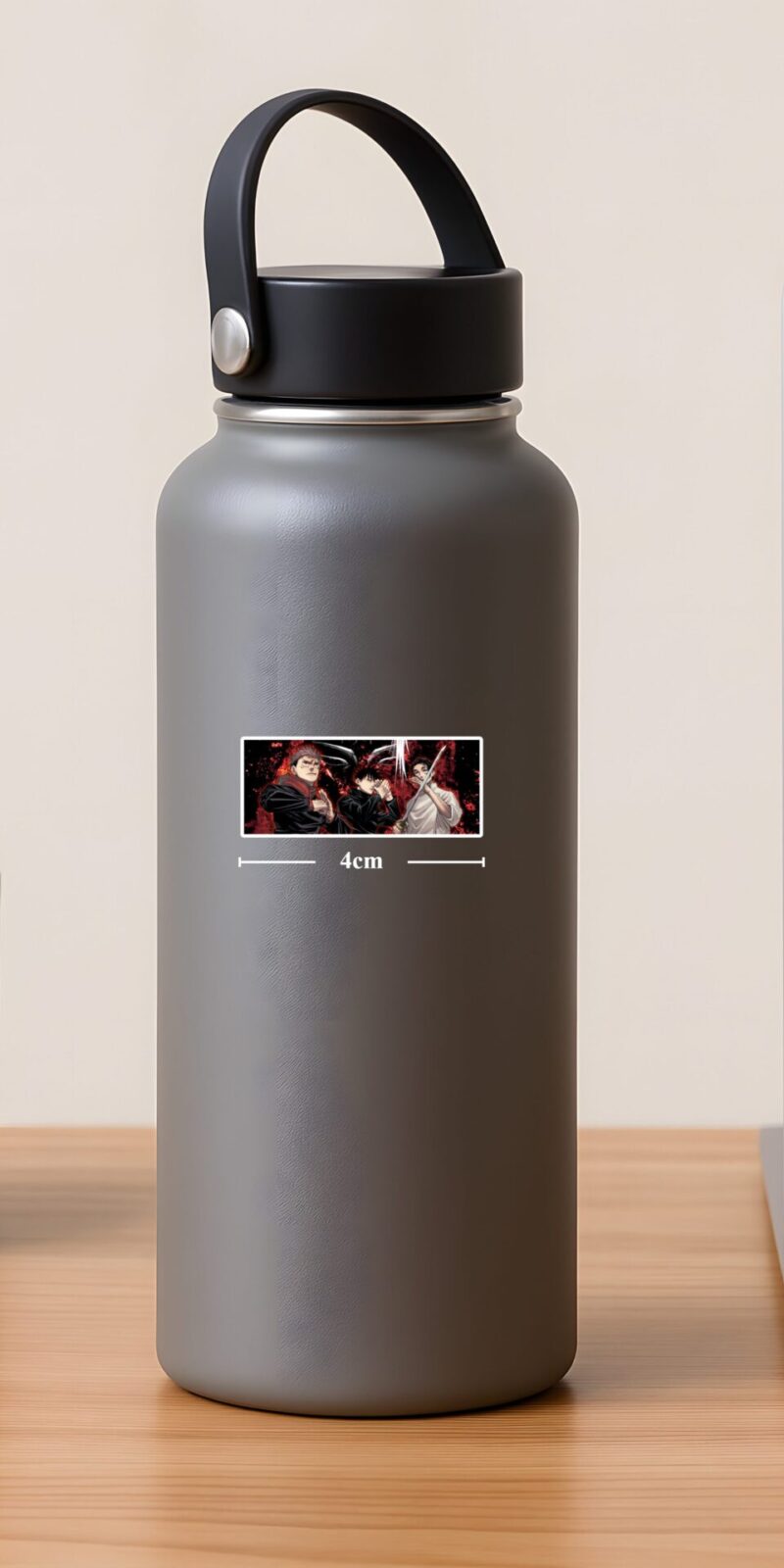 fiveOTA vinyl stickers featuring Yuji Megumi Yuta Dark Trio Sticker for laptops and bottles