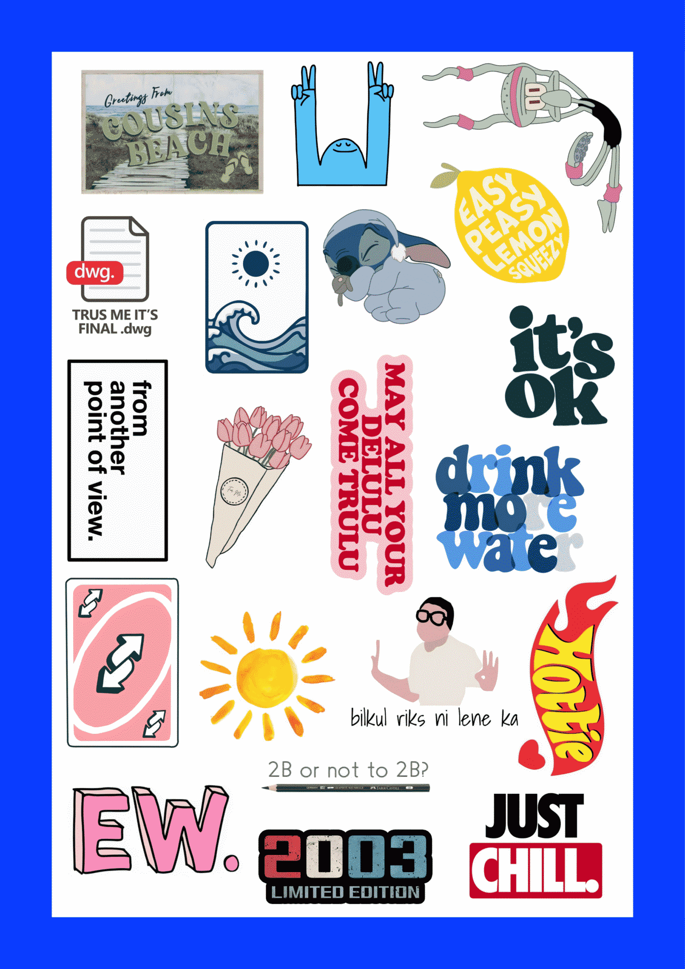 Miss Universe Sticker Sheet