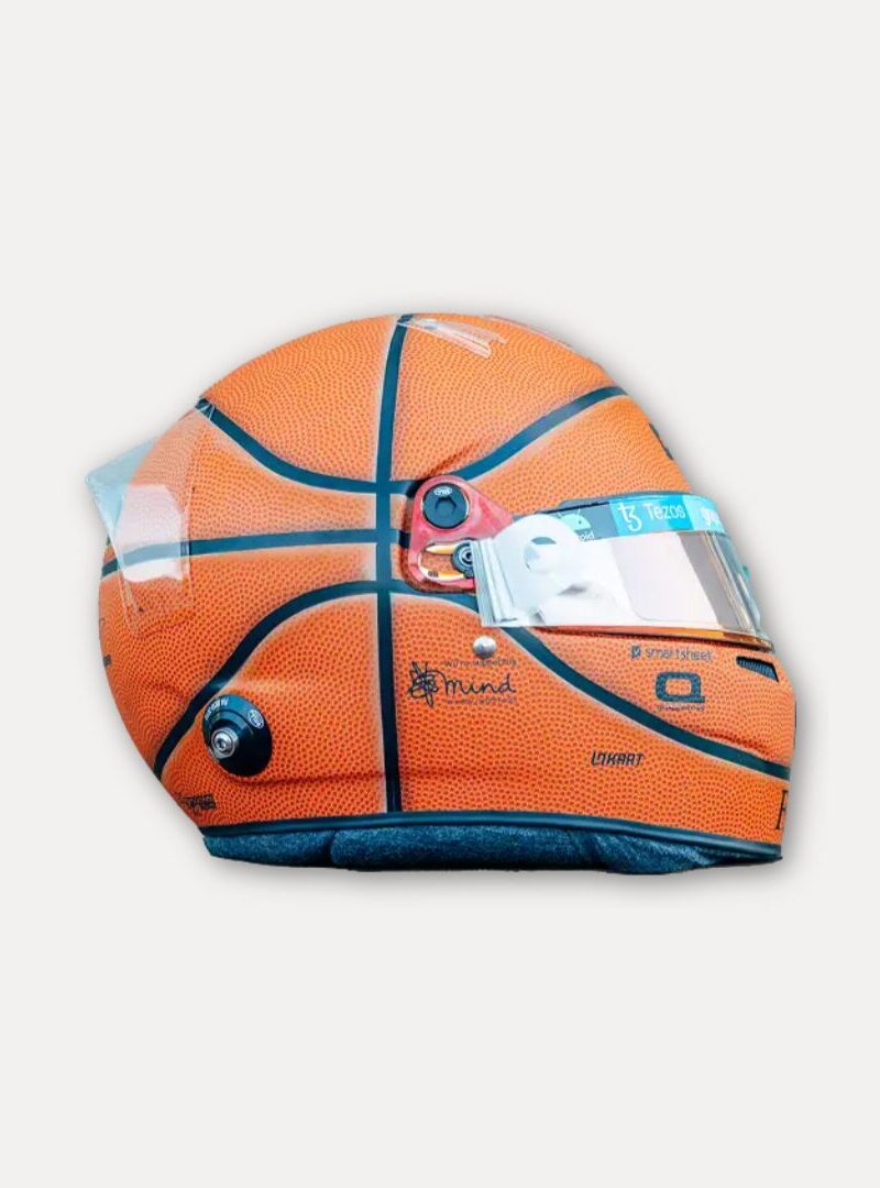 Basketball Lando Helmet Sticker