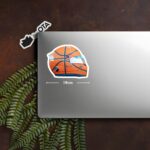 Basketball Lando Helmet Sticker