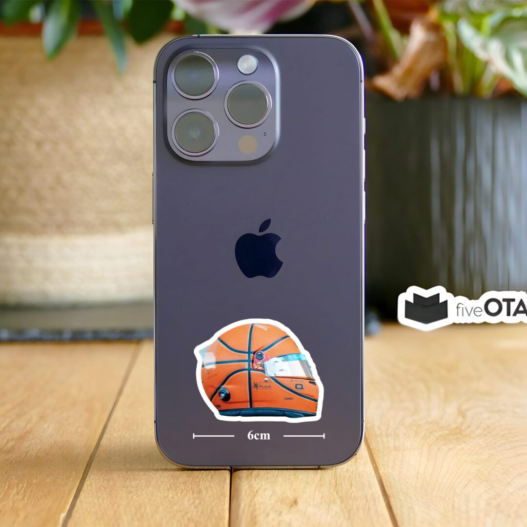 Basketball Lando Helmet Sticker