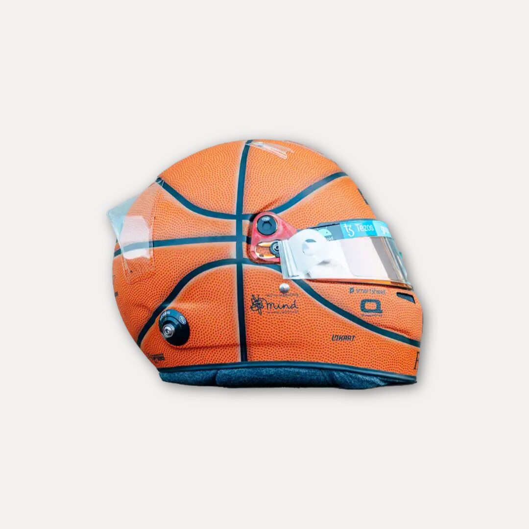 Basketball Lando Helmet Sticker