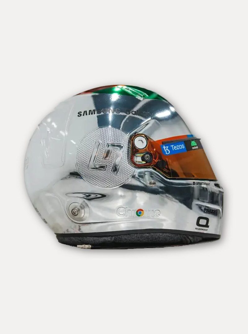 Chrome Lando Helmet Sticker