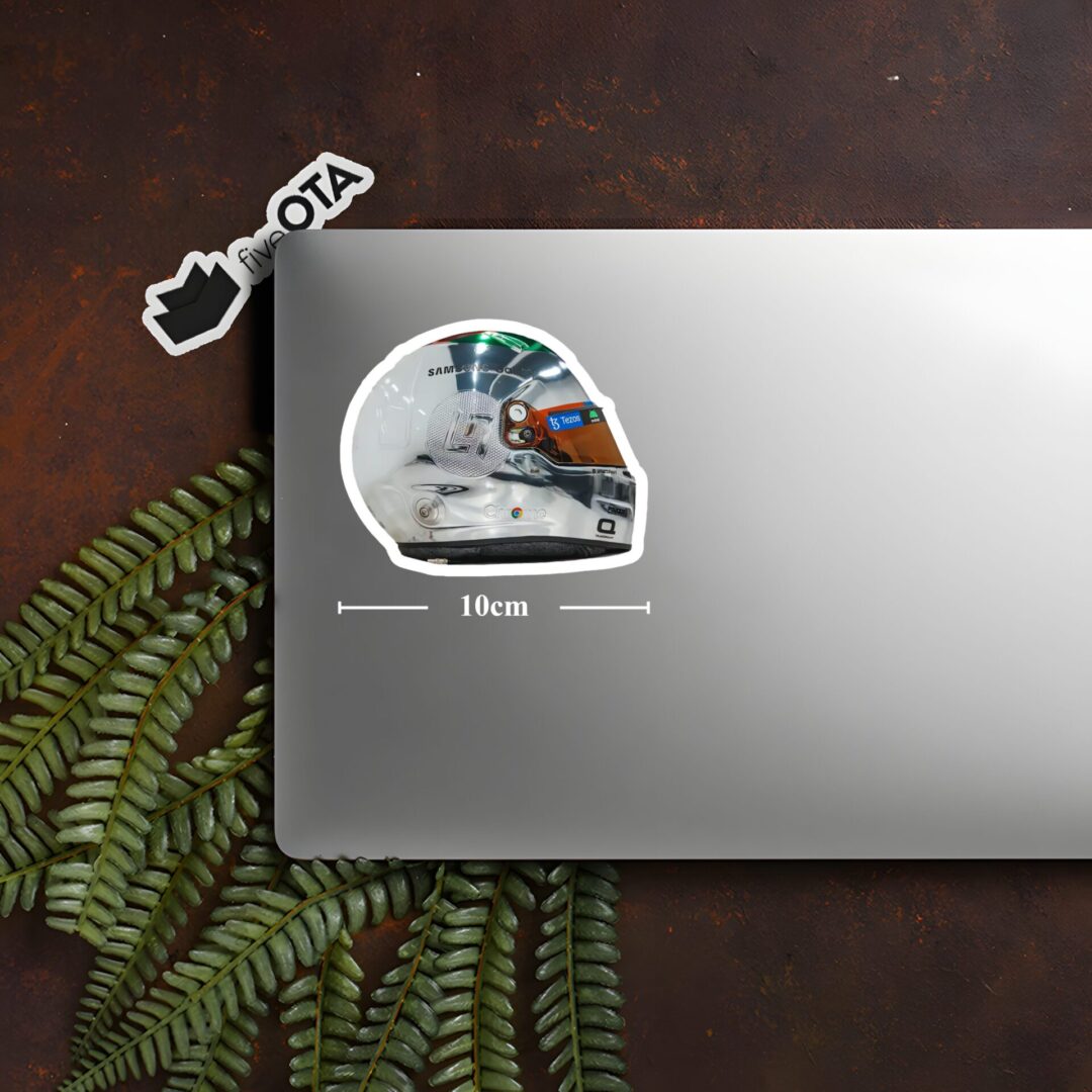 Chrome Lando Helmet Sticker