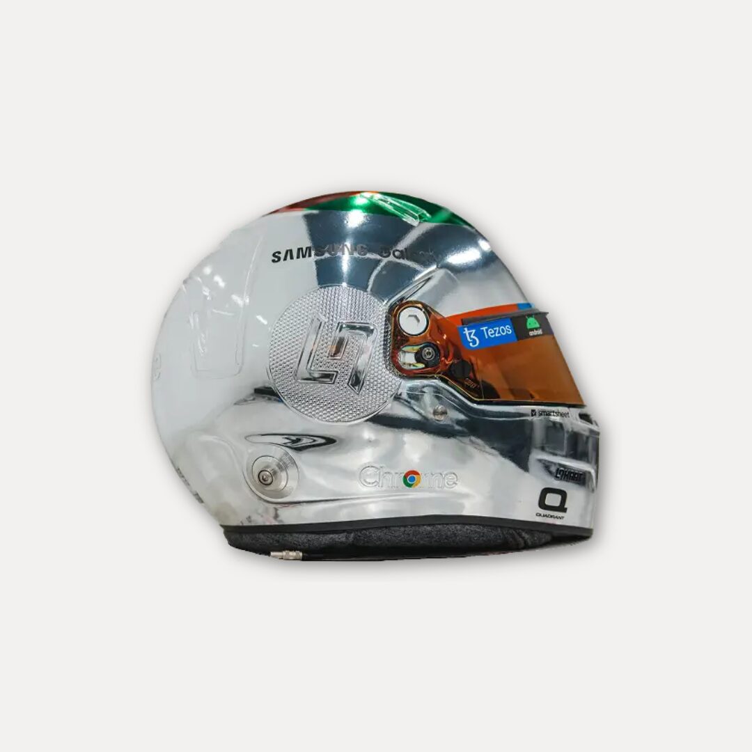 Chrome Lando Helmet Sticker