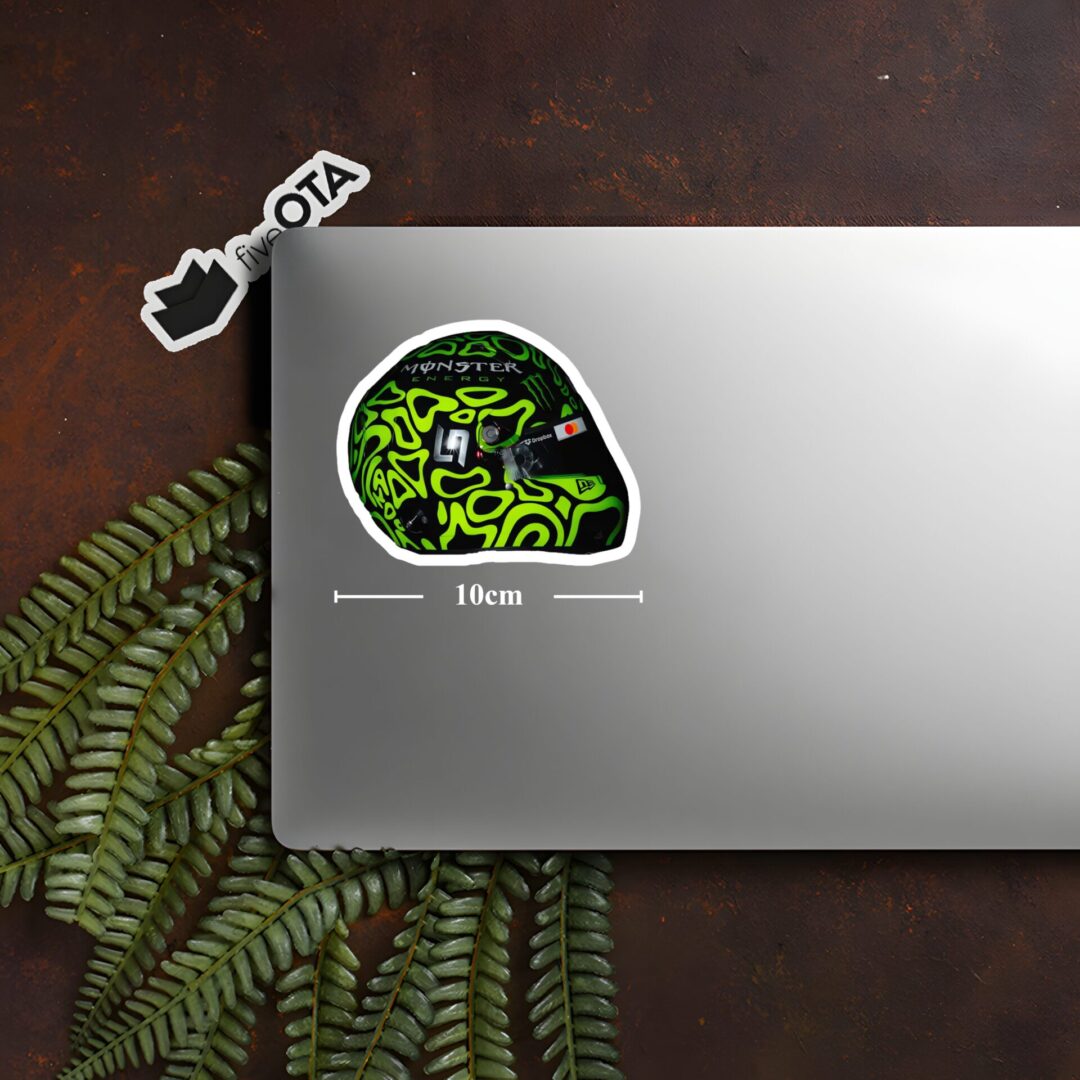 Dark Mode Lando Helmet Sticker