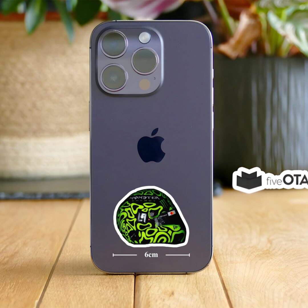 Dark Mode Lando Helmet Sticker