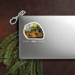 Race Lando Helmet Sticker