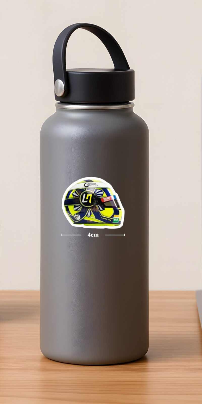 fiveOTA vinyl stickers featuring Season 2019 Lando Helmet Sticker for laptops and bottles