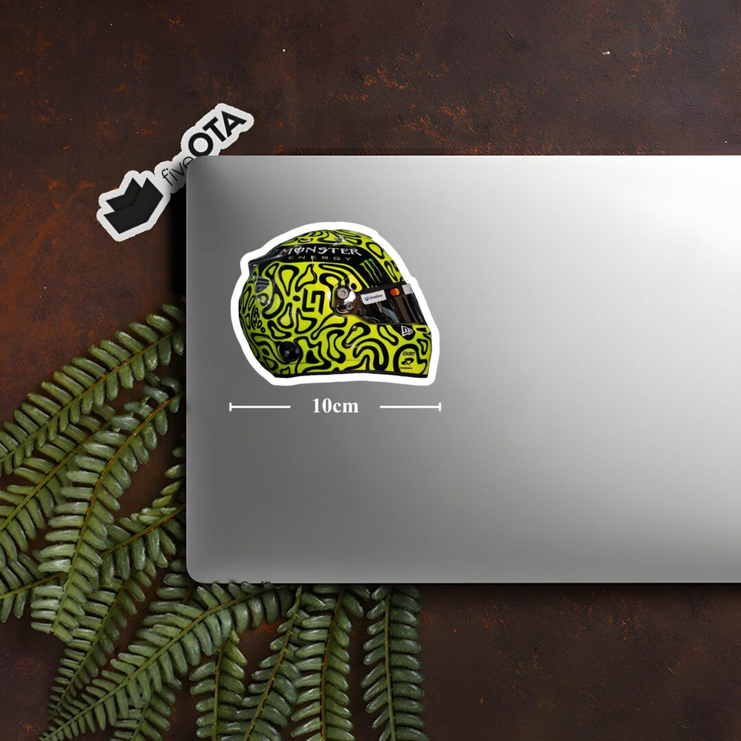 Season 2025 Lando Helmet Sticker