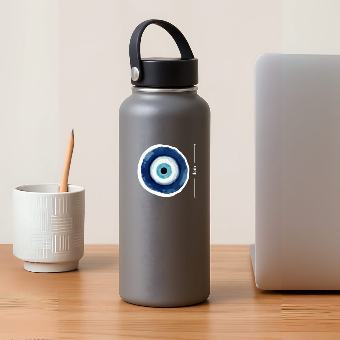 Blue Evil Eye Nazar Protection Stickers