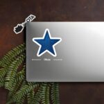 Blue Glitter Aesthetic Star Sticker