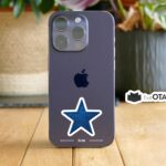 Blue Glitter Aesthetic Star Sticker