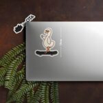 Cool Duck On Skateboard Sticker