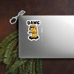 Cool Skater DAWG Dog Sticker