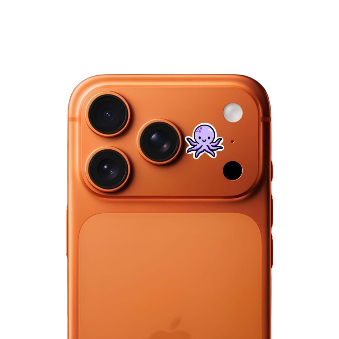 Cute Purple Octopus Animal Sticker