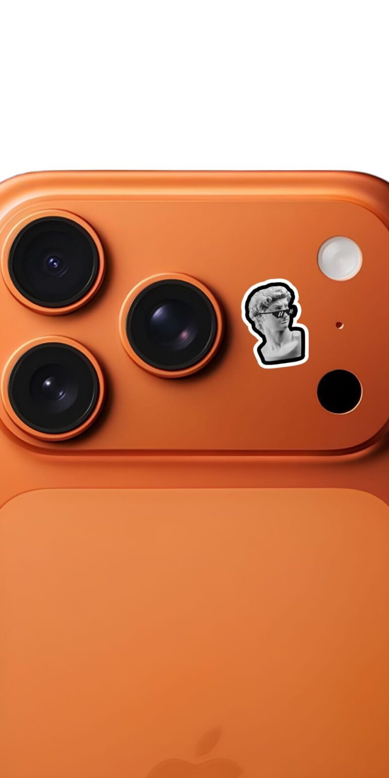 fiveOTA vinyl stickers featuring David Statue Thug Life Sticker for laptops and bottles