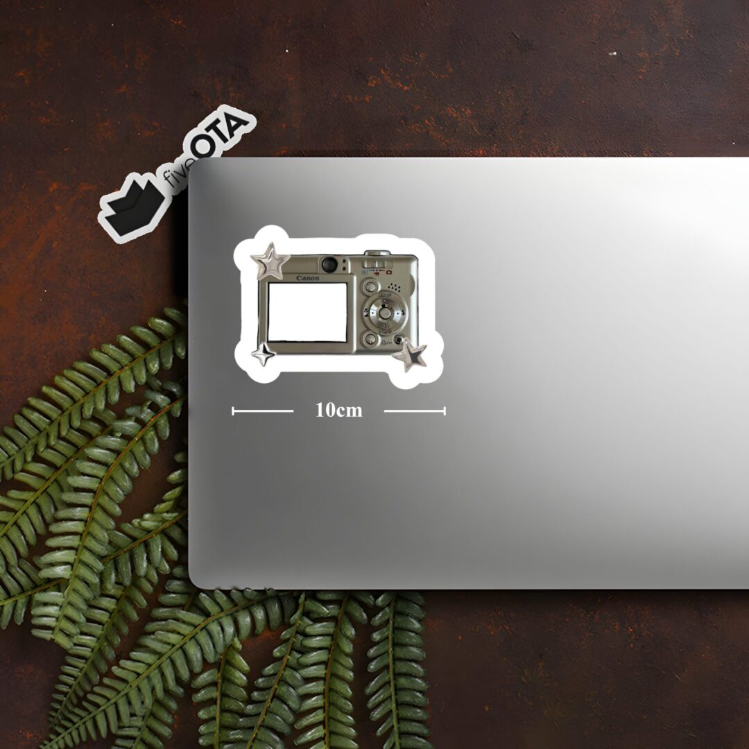 Digital camera star stickers