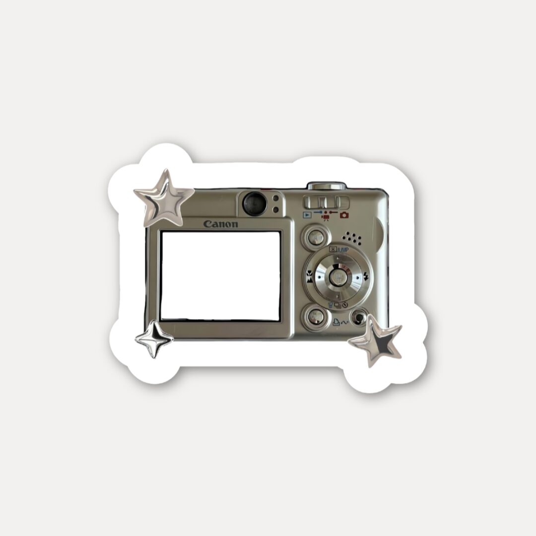 Digital camera star stickers