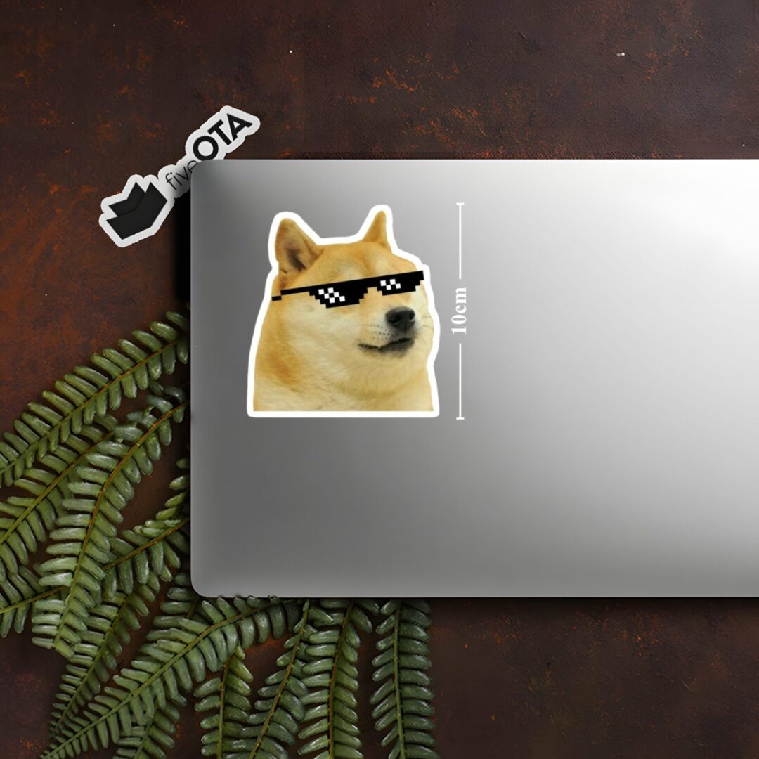 Doge Thug Life Meme Sticker