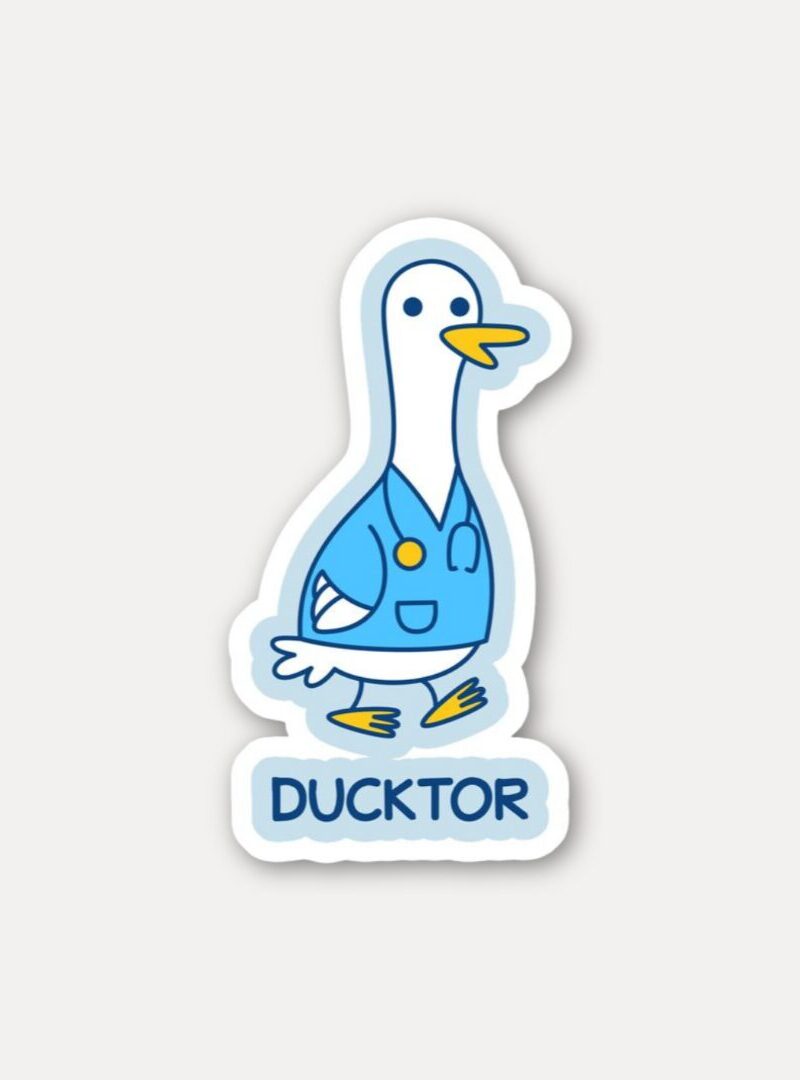 Ducktor Medical Duck Animal Sticker
