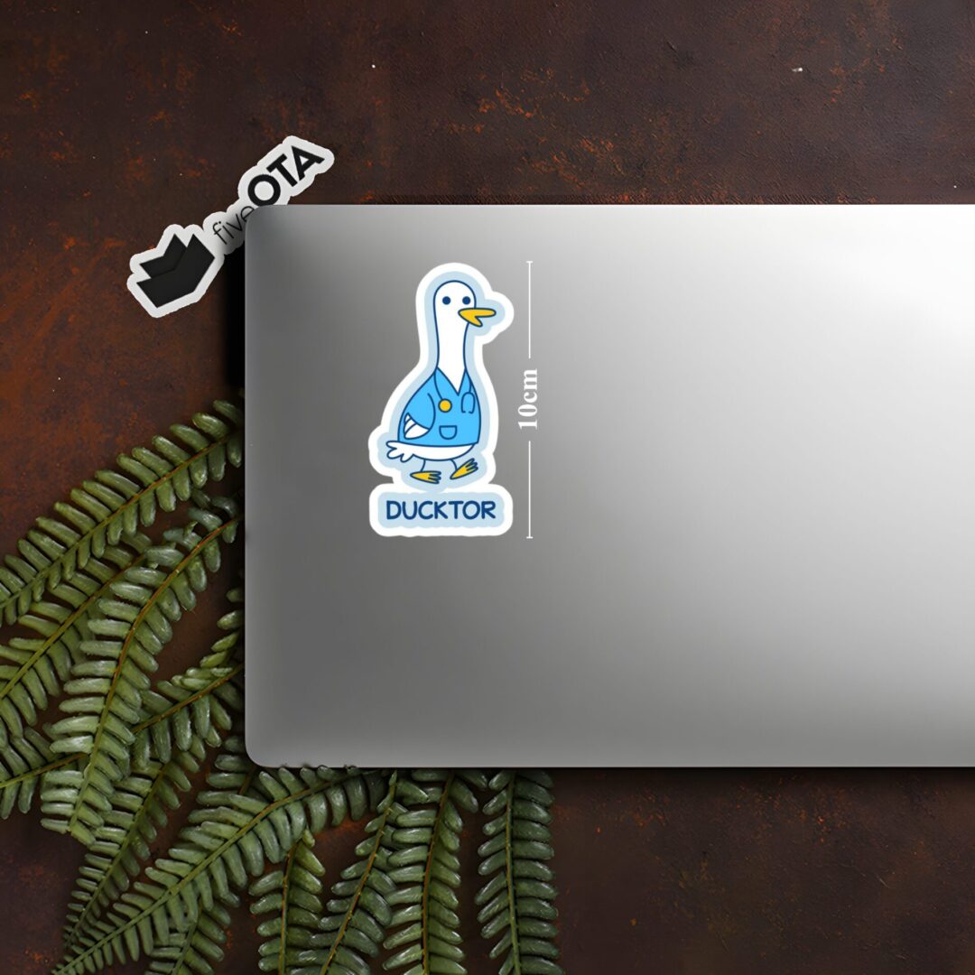 Ducktor Medical Duck Animal Sticker