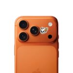 Electric Bolt Flaming Skull Sticker