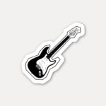 Electric Guitar Music Sticker
