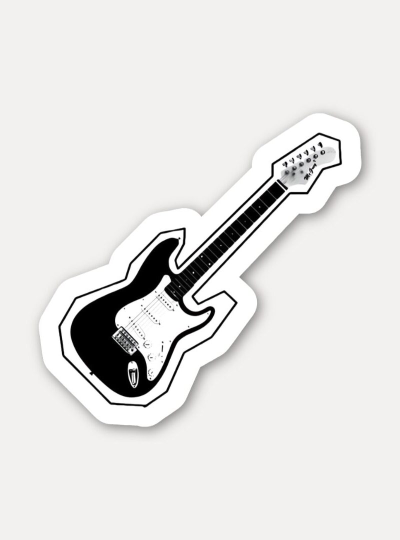Electric Guitar Music Sticker