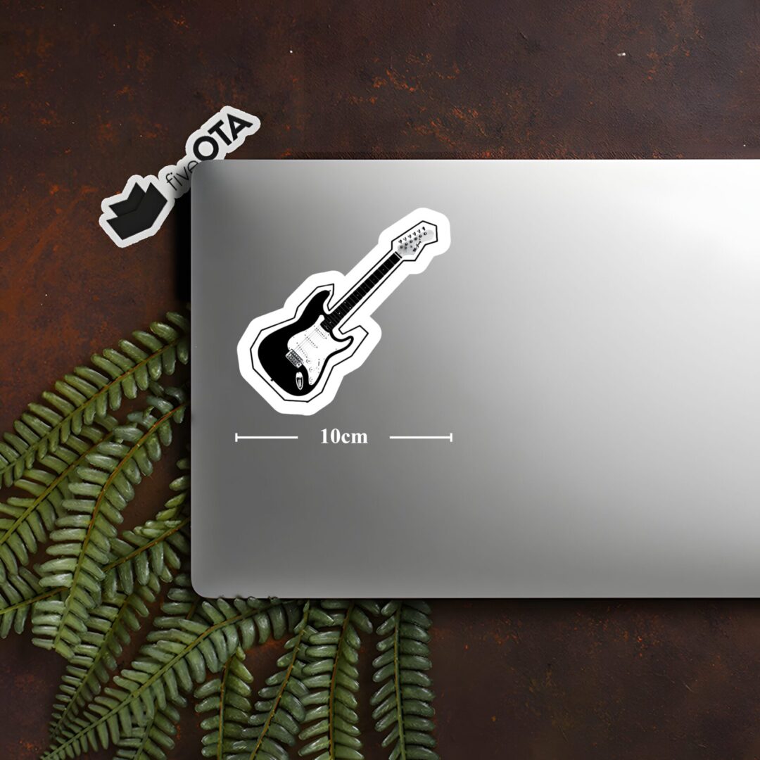 Electric Guitar Music Sticker