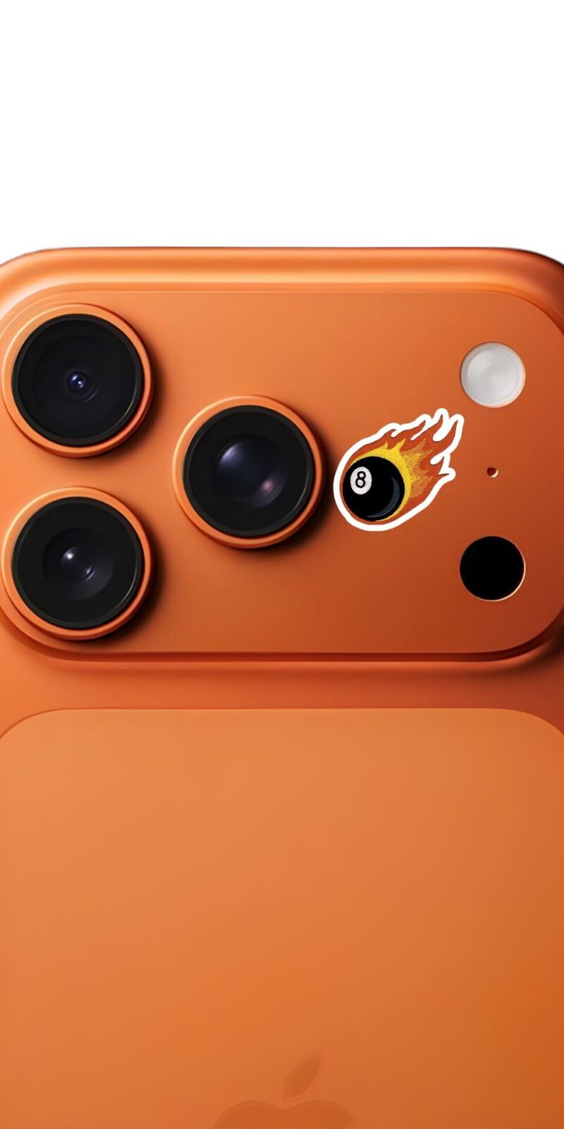 fiveOTA vinyl stickers featuring Flaming 8 Ball Lucky Tattoo Stickers for laptops and bottles