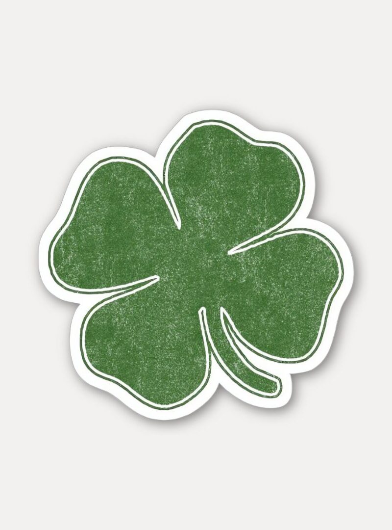 Four leaf clover stickers