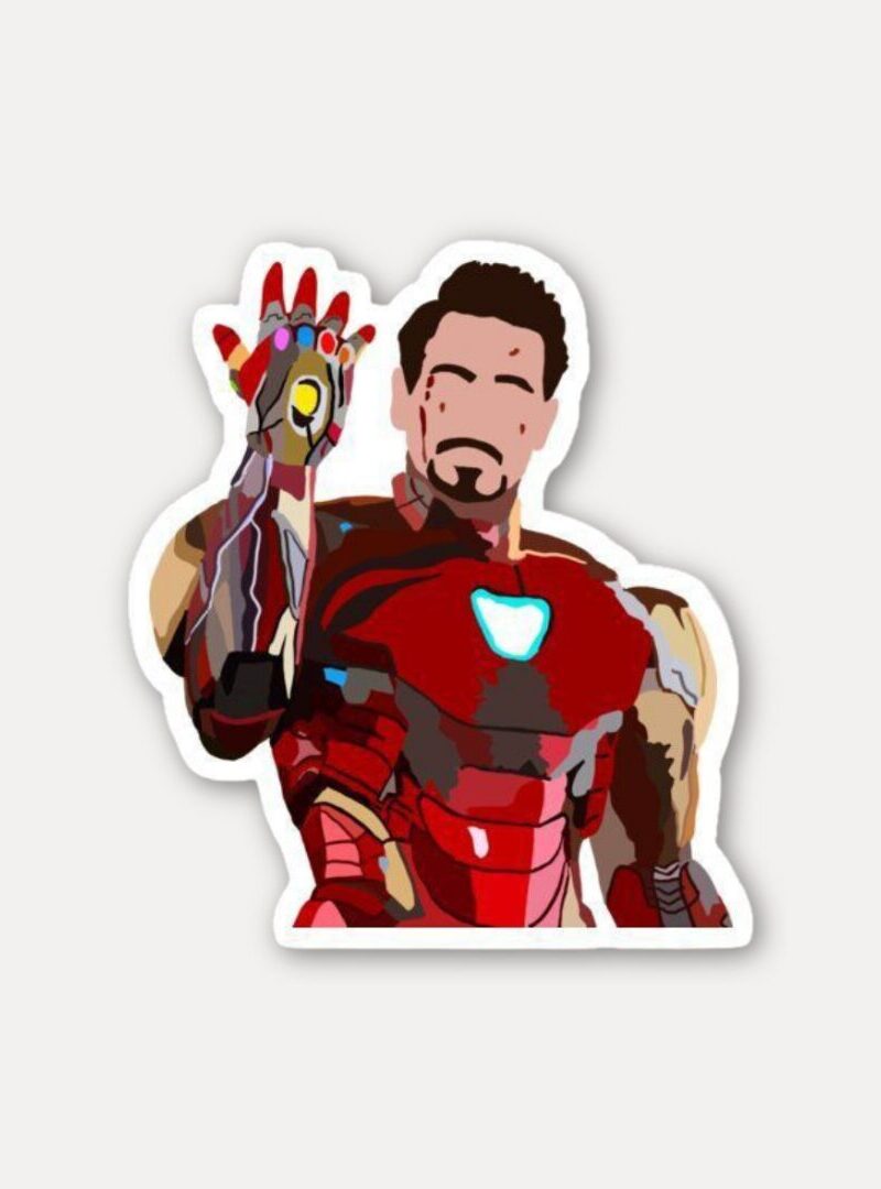 Iron Man Tony Stark Sticker