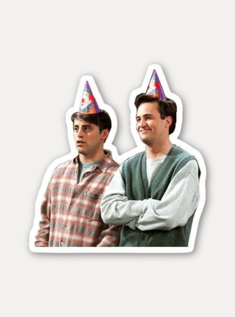 Joey and Chandler Birthday Meme Sticker