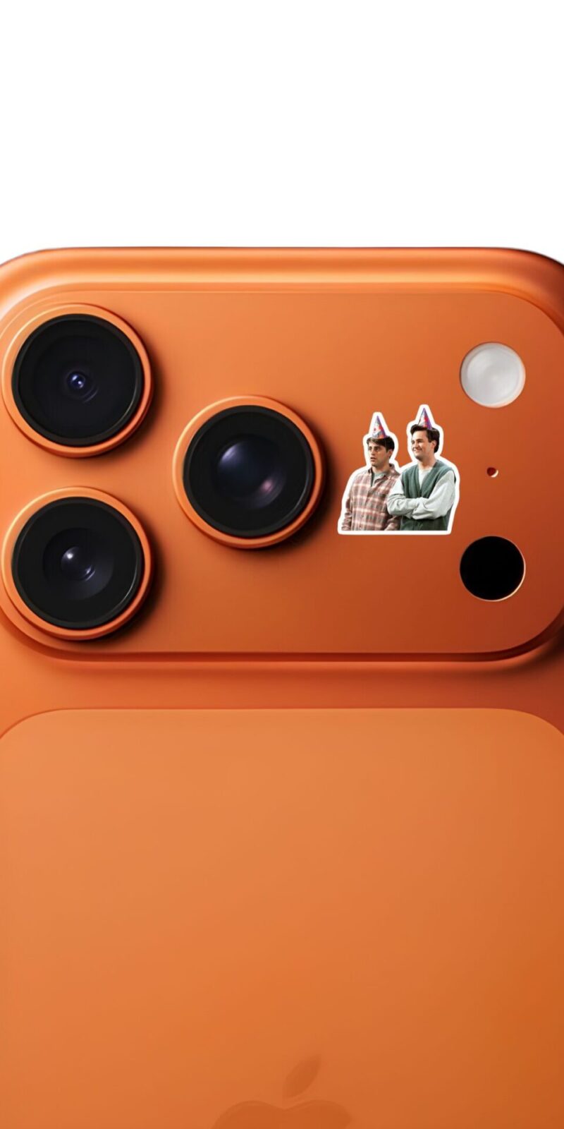 fiveOTA vinyl stickers featuring Joey and Chandler Birthday Meme Sticker for laptops and bottles