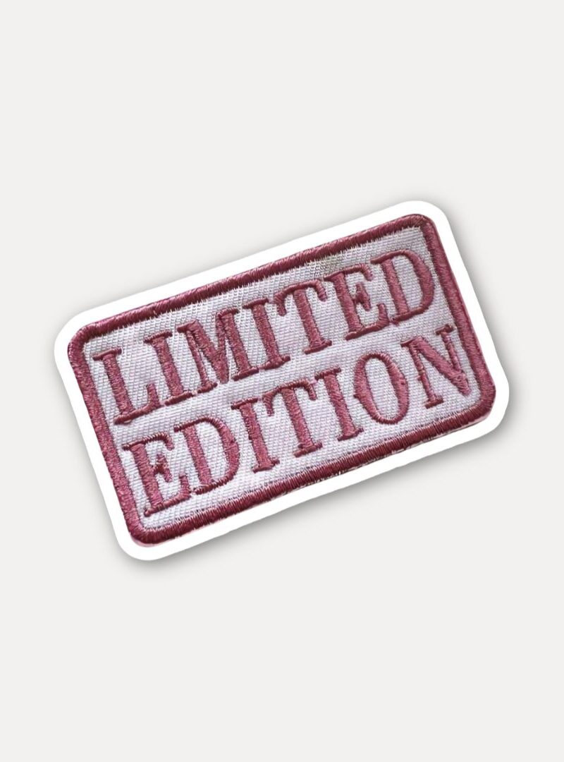 Limited Edition Label Patch Sticker