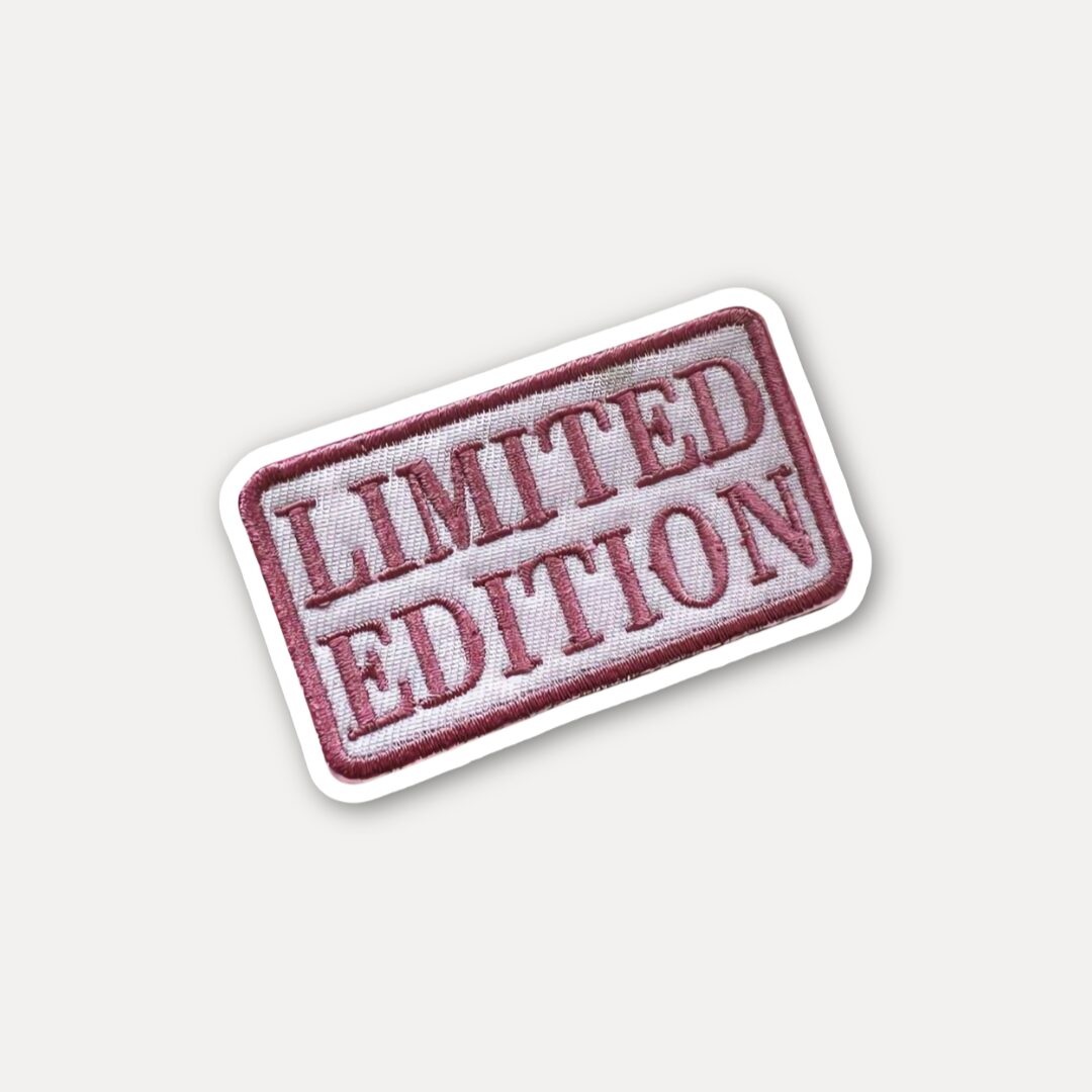 Limited Edition Label Patch Sticker