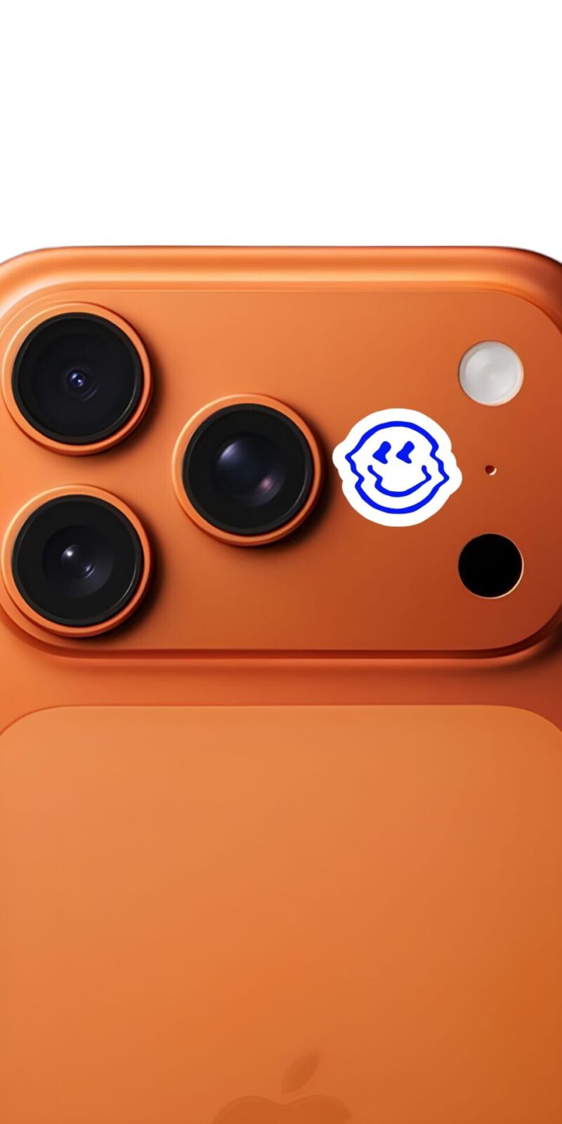 fiveOTA vinyl stickers featuring Melting Blue Trippy Smiley Sticker for laptops and bottles