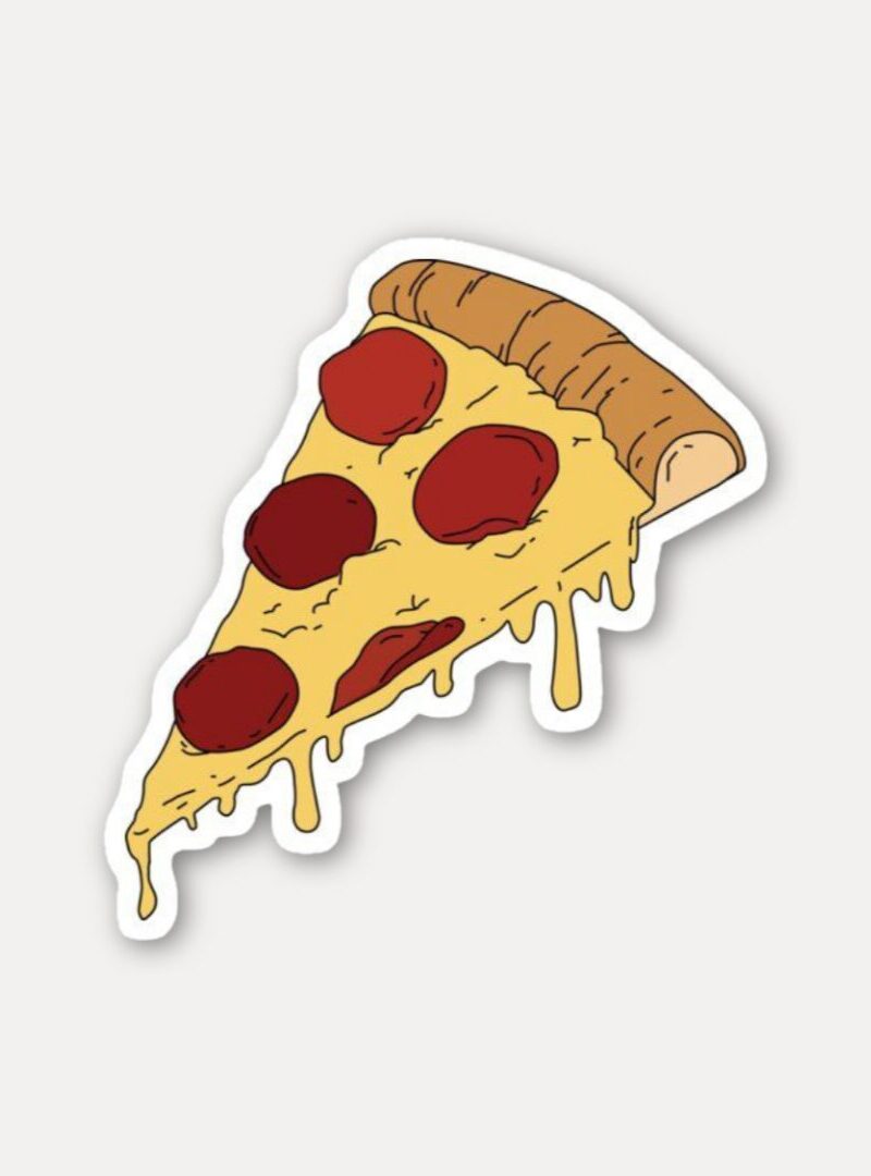 Melting Pepperoni Pizza Sticker