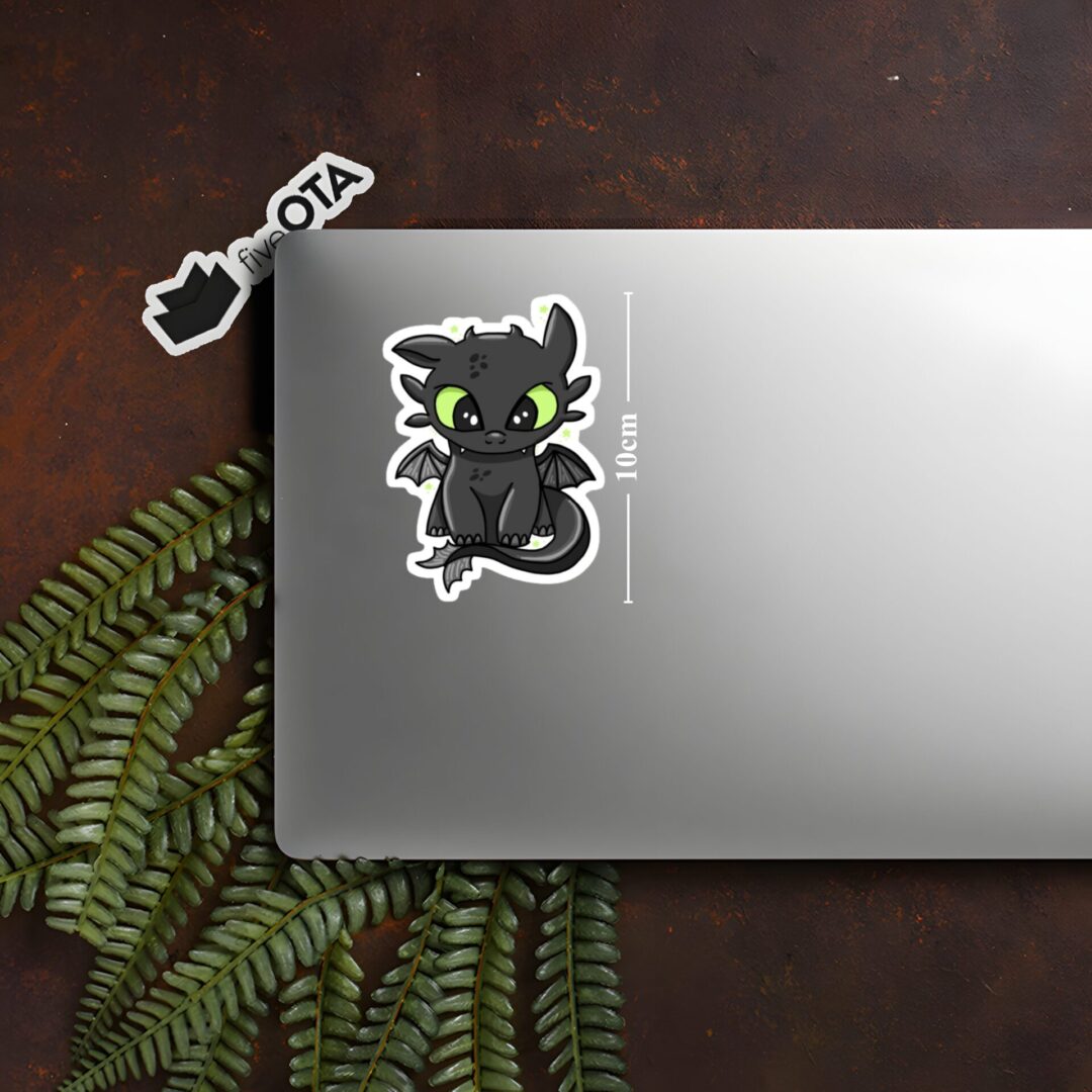 Night Fury Chibi Dragon Sticker