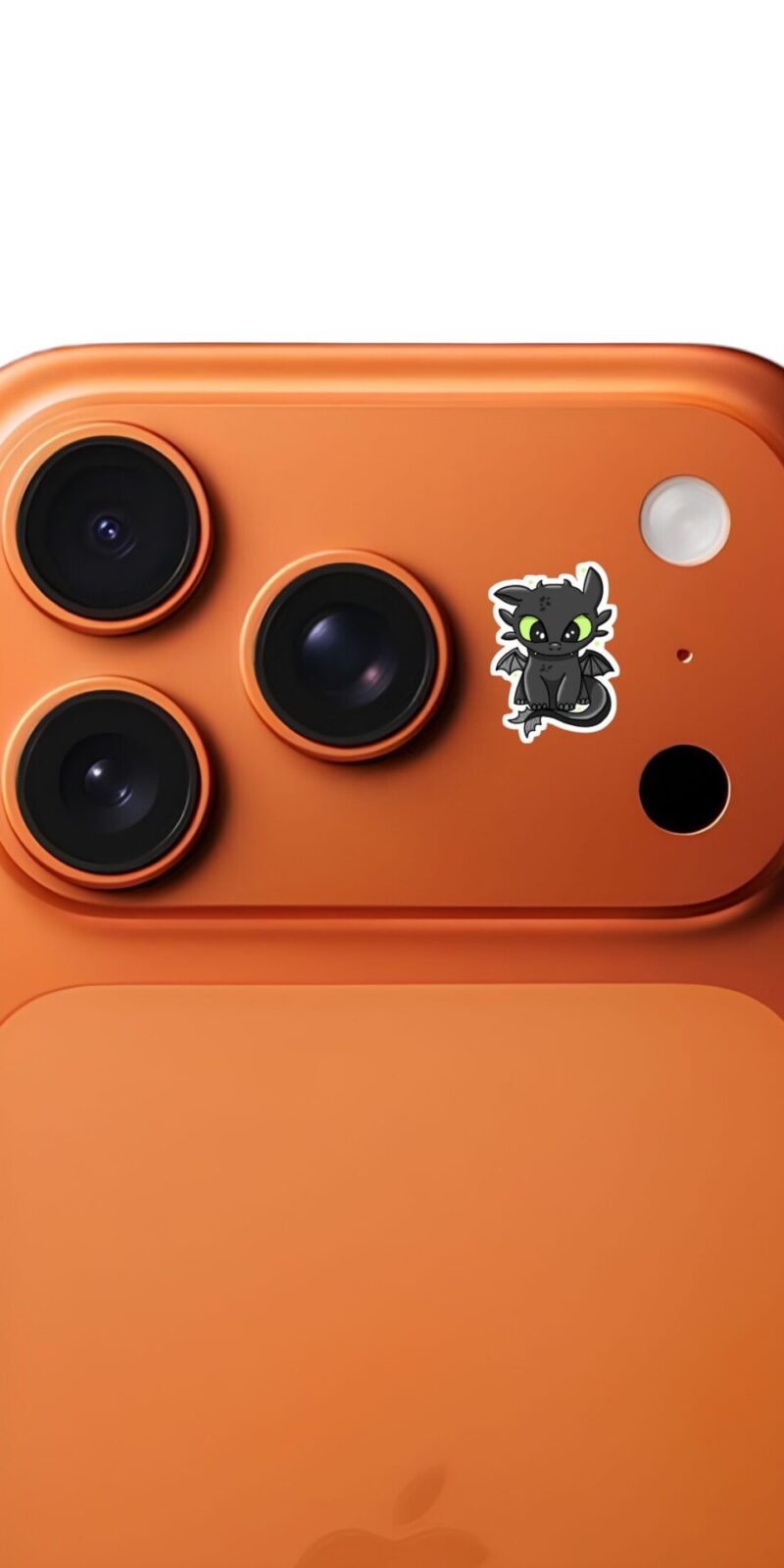 fiveOTA vinyl stickers featuring Night Fury Chibi Dragon Sticker for laptops and bottles