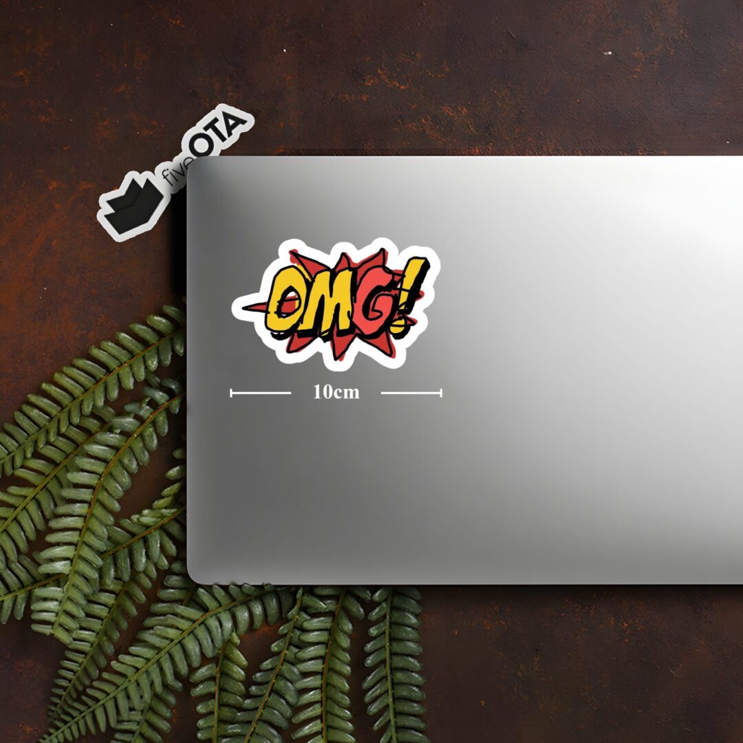 Pop Art OMG Comic Sticker